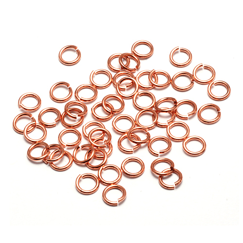 Jump Rings Copper 4mm I.D. 20 Gauge Jump Rings, pack of 50
